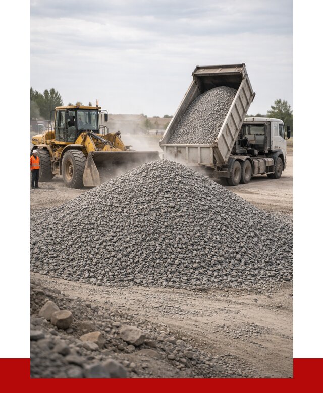Купить щебень с доставкой в Аксае от 2539 руб. | ПРОНЕРУДАкс