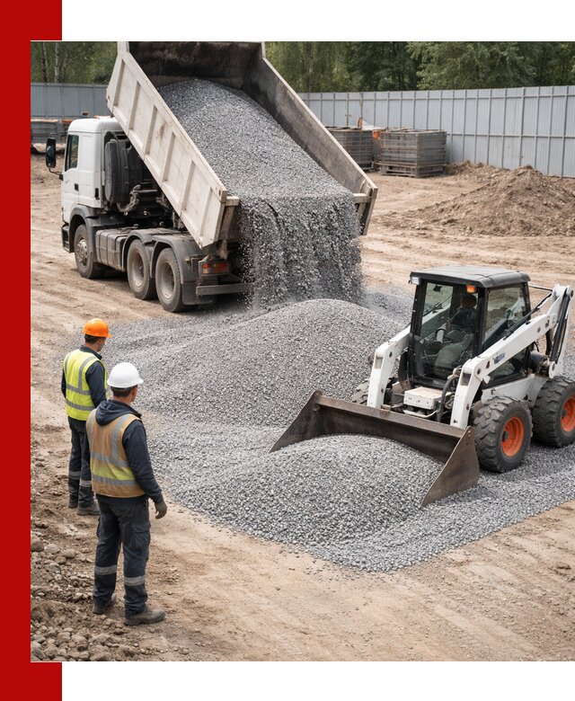 Доставка и продажа гранитного щебня фракции 0-5 в Аксае