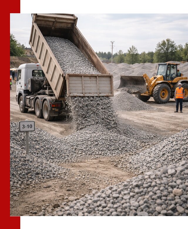 Гранитный щебень фракции 3–10: доставка и продажа в Аксае