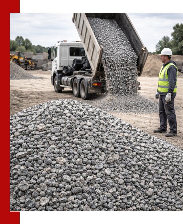 Доставка и продажа гранитного щебня фракции 5-20 в Аксае