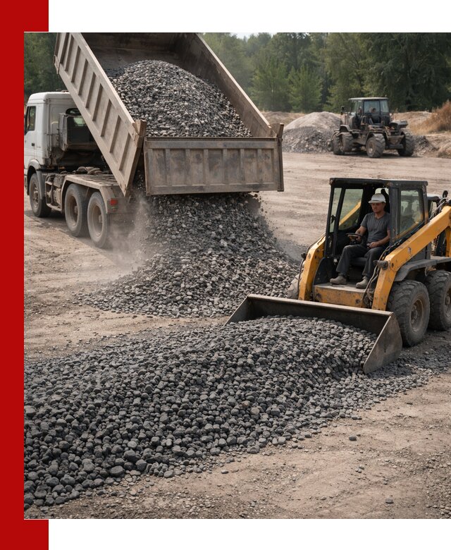 Гранитный щебень фракция 40-70 с доставкой в Аксае