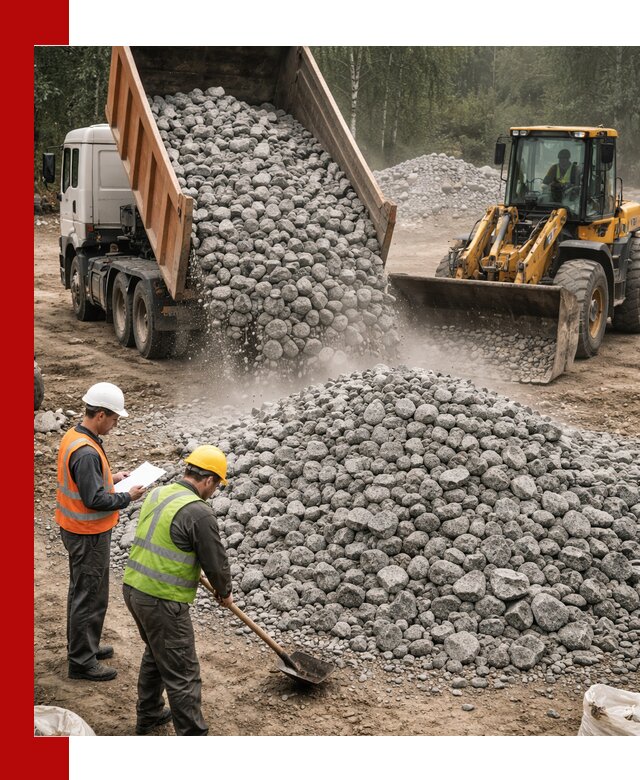 Гранитный щебень фракция 70-150 доставка в Аксае