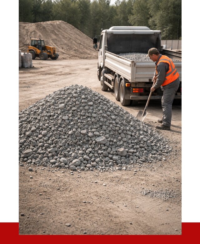 Гравийный щебень фракция 5-10 в Аксае от 2235 р. | ПРОНЕРУДАкс