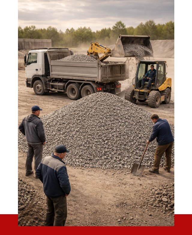 Гравийный щебень фракция 5-20 в Аксае от 2438 р. ПРОНЕРУДАкс