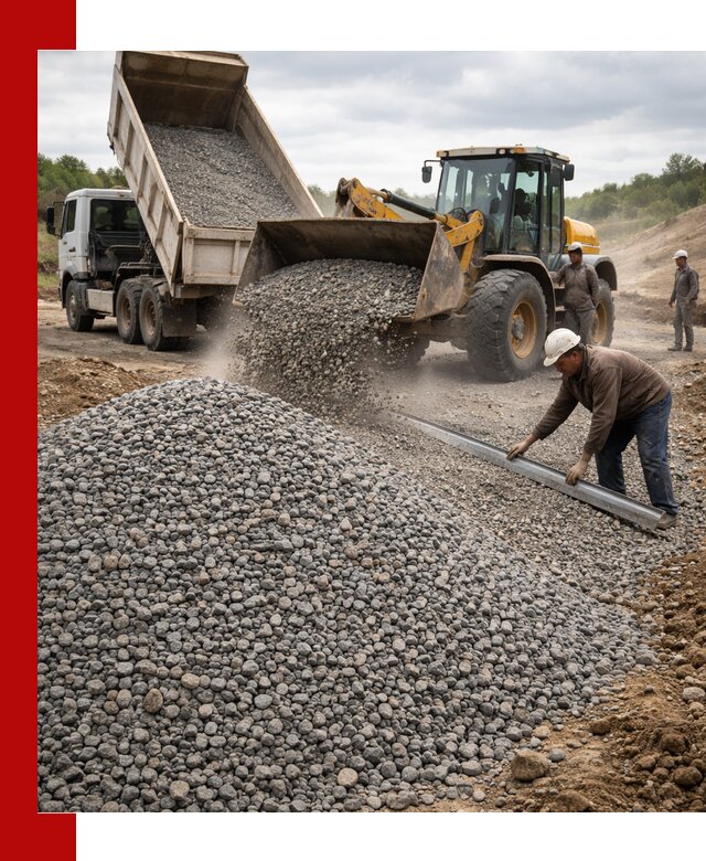 Гравийный щебень фракция 5-20 с доставкой в Аксае