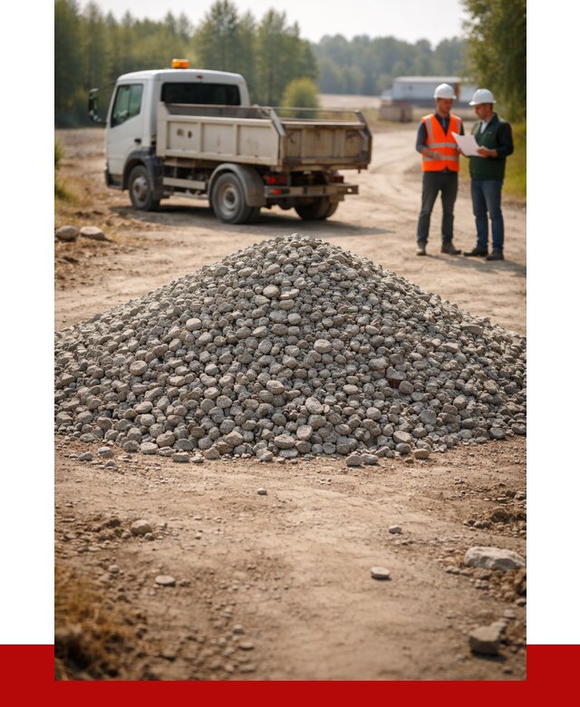 Гравийный щебень фракция 20-40 в Аксае от 1219 р. | ПРОНЕРУДАкс