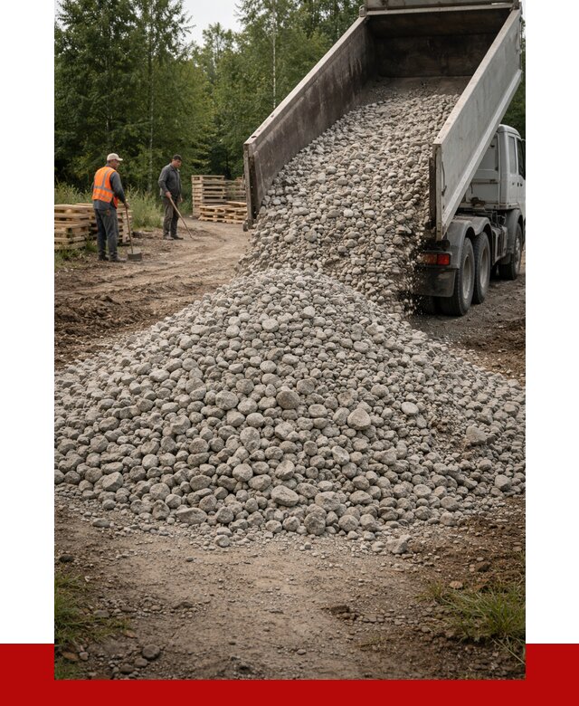 гравийный щебень фракция 70-120 в Аксае от 2488 р. ПРОНЕРУДАкс