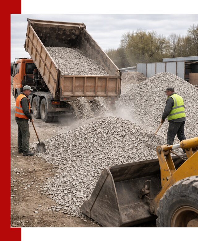 Доломитовый щебень фракции 5-20 с доставкой в Аксае