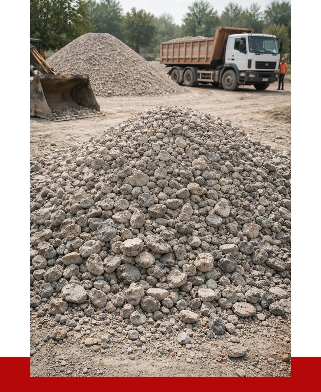 Вторичный щебень фракция 20-40 в Аксае от 2235 р ПРОНЕРУДАкс