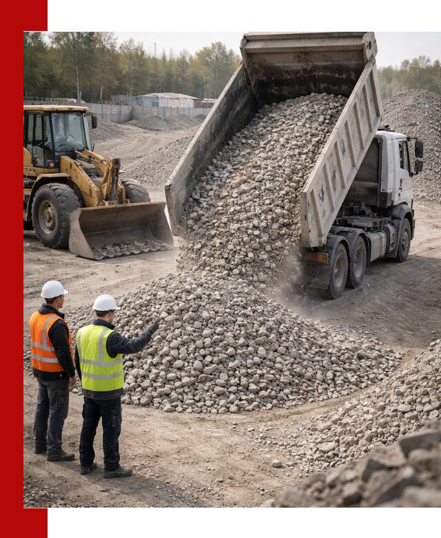 Вторичный щебень фракция 40–70 доставка в Аксае