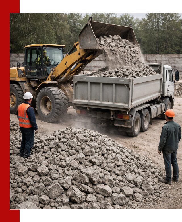 Вторичный щебень фракция 70–150 в Аксае с доставкой