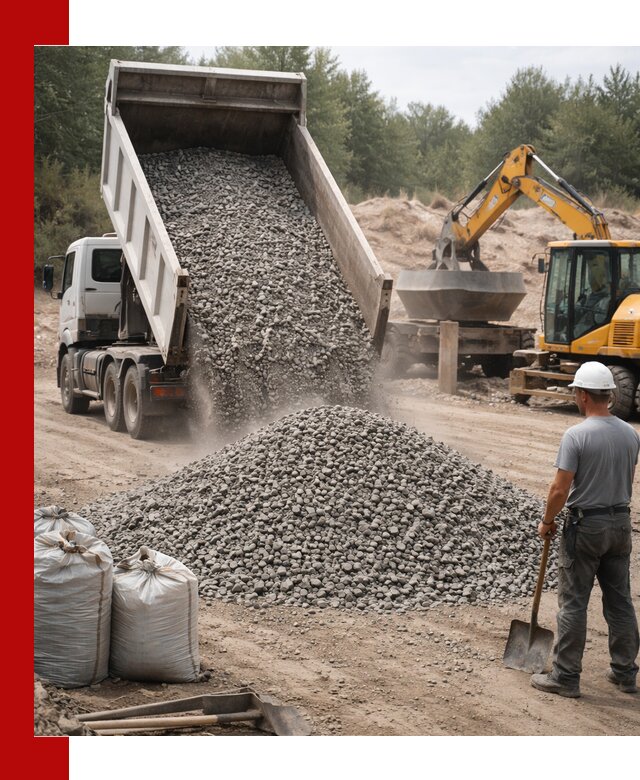 Доставка и продажа бетонного щебня в Аксае