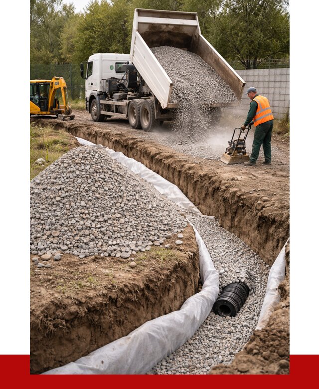 Щебень для дренажа в Аксае от 1879 р., ПРОНЕРУДАкс доставка