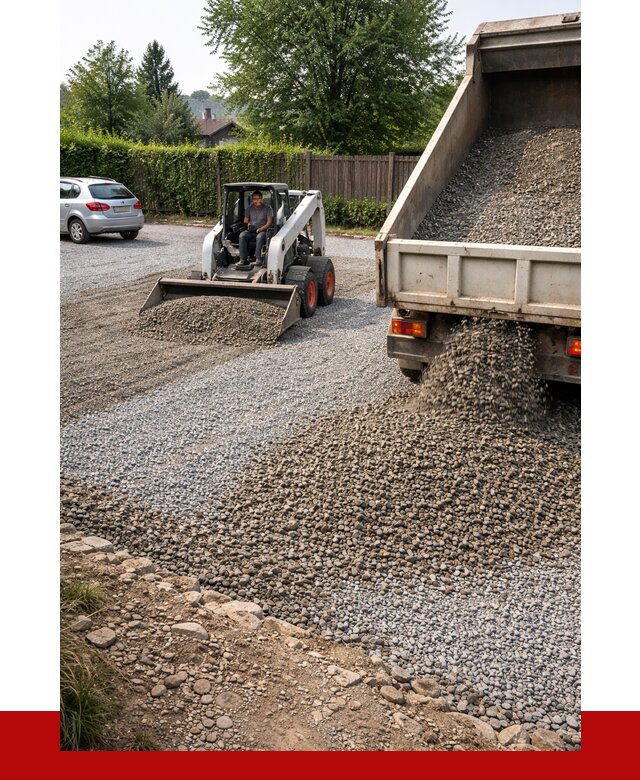 Щебень для парковки в Аксае с доставкой от 1219 р.| ПРОНЕРУДАкс