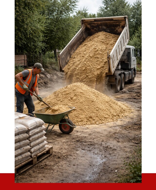 Купить песок с доставкой в Аксае от 1828 р. | ПРОНЕРУДАкс