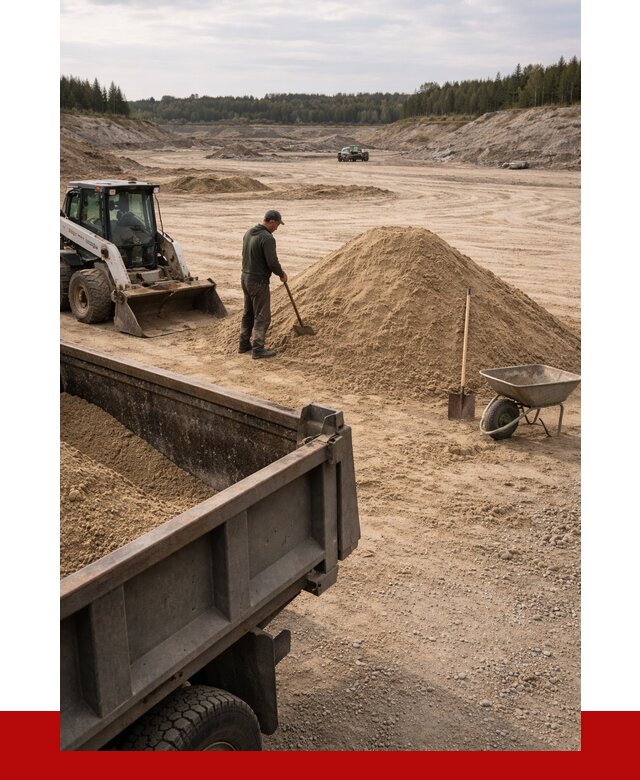 Карьерный песок среднезернистый в Аксае, от 2235 р. ПРОНЕРУДАкс