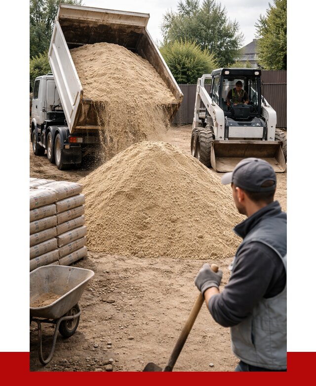 Мытый речной песок с доставкой в Аксае от 1473 р. | ПРОНЕРУДАкс