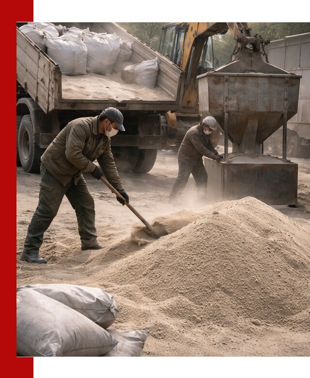 Кварцевый песок для пескоструя в Аксае — доставка и качество