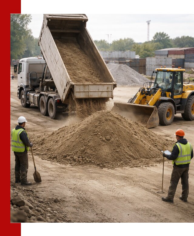 Доставка и продажа пескогрунта оптом и в розницу в Аксае