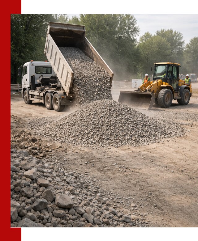 Гравий фракция 5–20 доставка в Аксае оптом и в розницу
