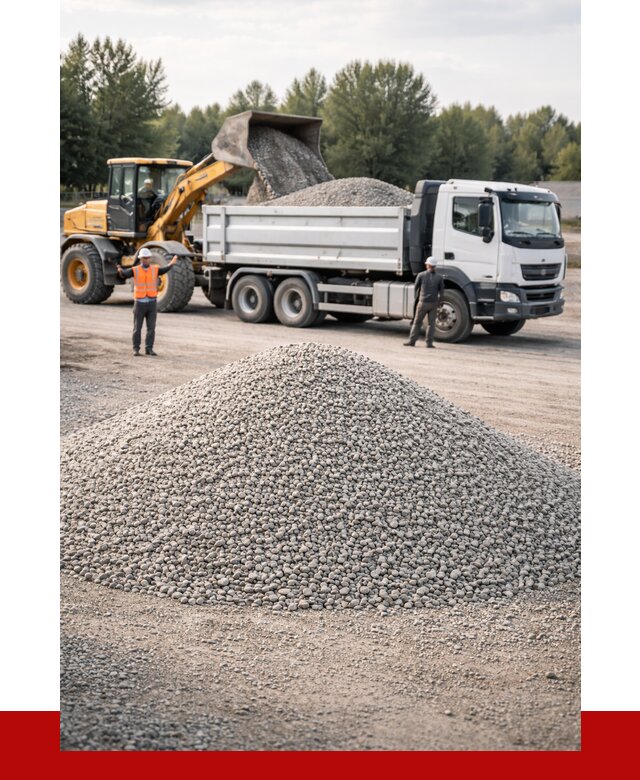 Купить мытый гравий в Аксае от 3555 р, доставка ПРОНЕРУДАкс