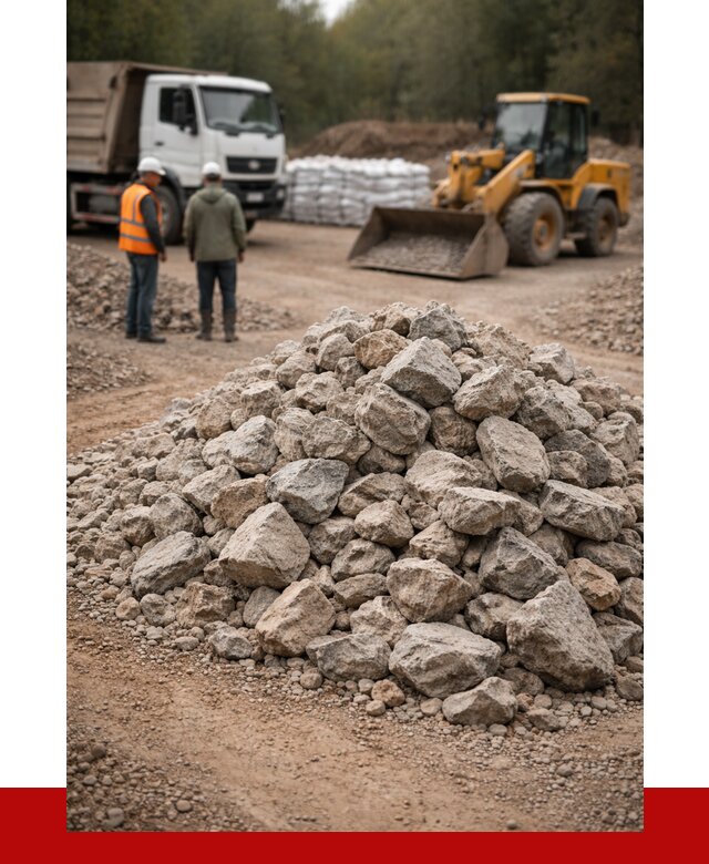 Купить бутовый камень с доставкой в Аксае от 2336 р. | ПРОНЕРУДАкс