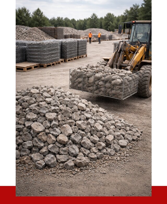 Камень для габионов фракция 70-150 в Аксае от 4266 р. | ПРОНЕРУДАкс