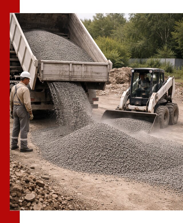 Доставка гравийного отсева 0-5 в Аксае оптом и в розницу