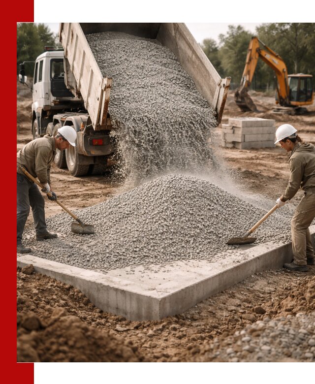 Доставка и продажа отсева для бетона в Аксае