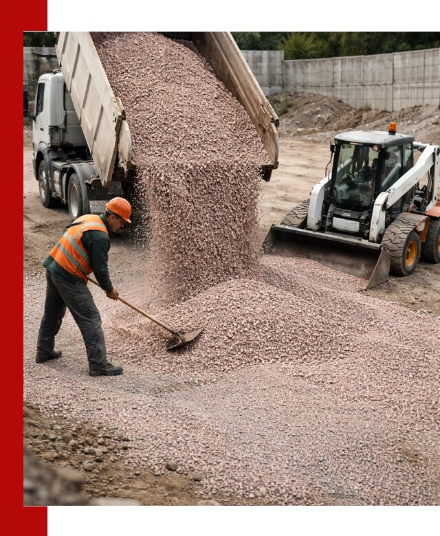 Крошка розовый гранит с доставкой в Аксае от производителя