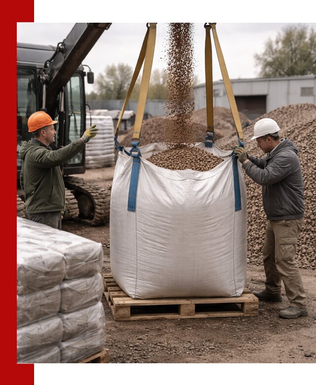 Керамзит в биг-бегах с доставкой в Аксае