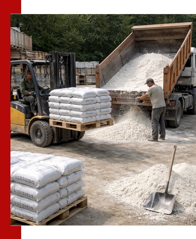 Доставка строительной извести оптом и в розницу в Аксае