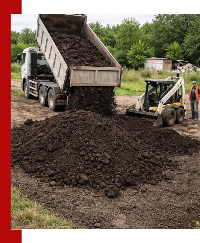 Поставка плодородной земли с доставкой самосвалом в Аксае