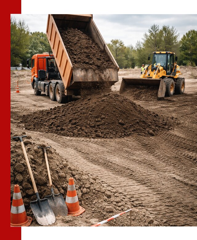 Поставка и доставка планировочного грунта в Аксае