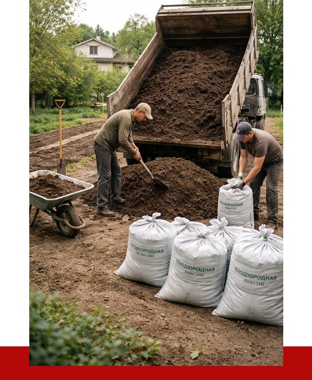 Плодородная смесь в Аксае от 4266 р./куб с доставкой | ПРОНЕРУДАкс
