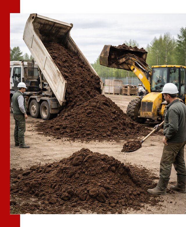 Доставка торфа оптом и в мешках в Аксае