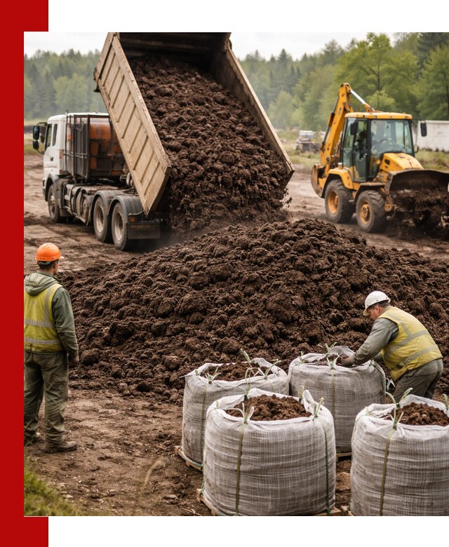 Доставка нейтрального торфа в Аксае оптом и в розницу