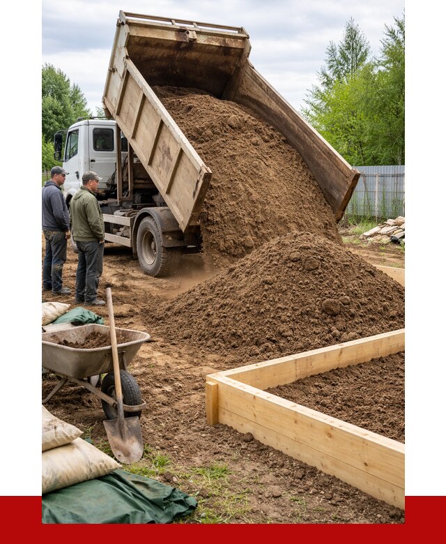Торфо песчаная смесь в Аксае с доставкой от 1879 р. | ПРОНЕРУДАкс
