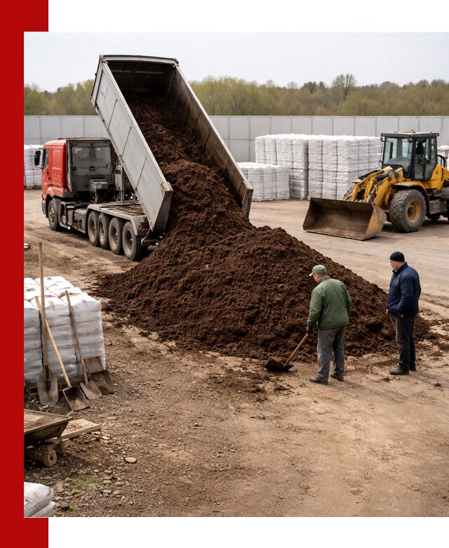 Доставка торфяных смесей оптом и в розницу в Аксае