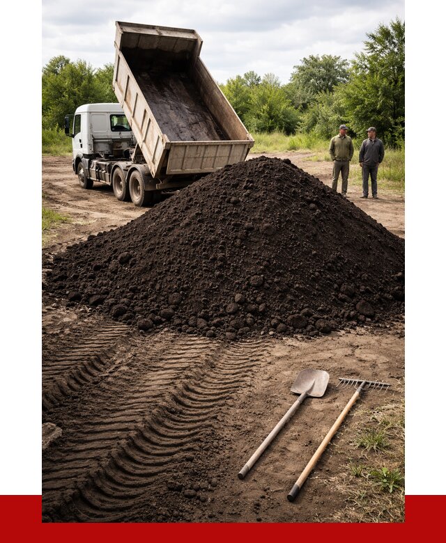 Купить чернозем навалом в Аксае от 1219 р. за куб | ПРОНЕРУДАкс