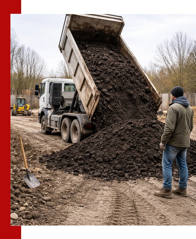 Доставка чернозема навалом в Аксае быстро и выгодно