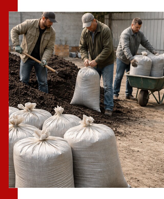 Купить чернозем в мешках с доставкой в Аксае