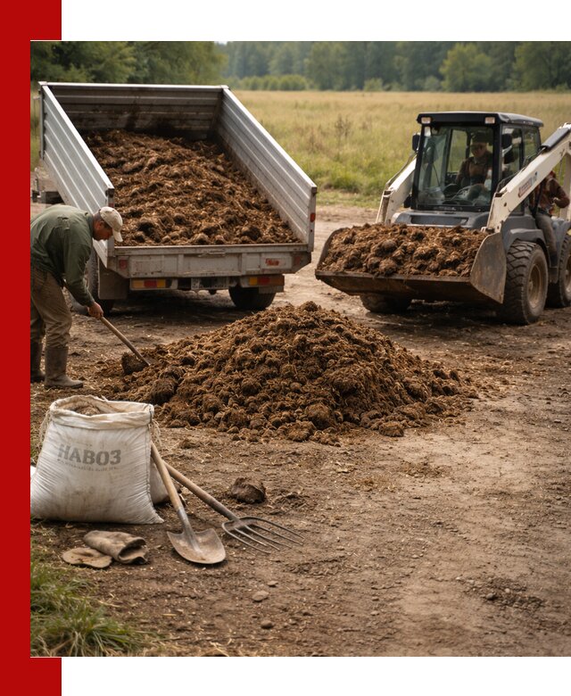 Доставка конского навоза в Аксае с разгрузкой и доставкой на объект