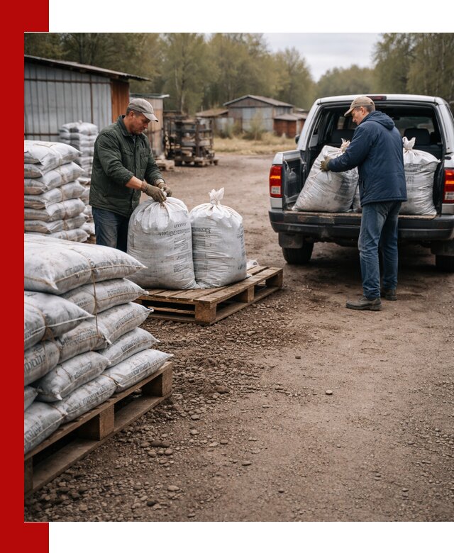 Купить конский навоз в мешках с доставкой в Аксае