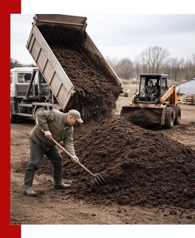 Доставка и продажа перегноя в Аксае быстро и дешево
