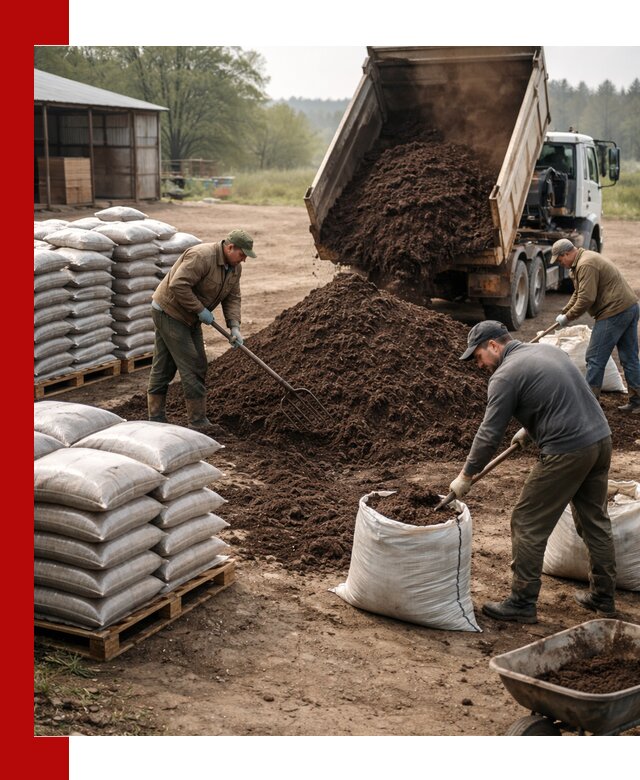 Доставка компоста оптом и в розницу в Аксае