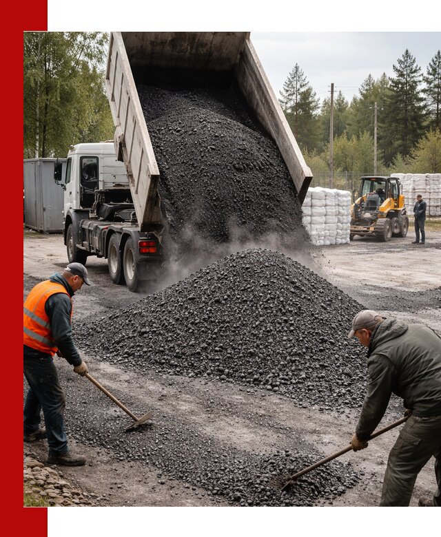 Доставка и продажа асфальтного гранулята в Аксае