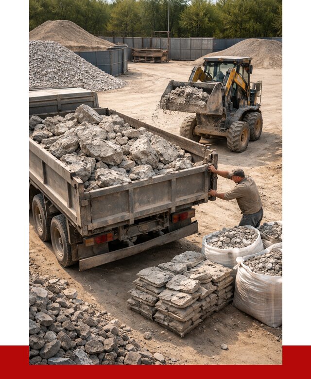 Купить бой бетона с доставкой в Аксае от 4875 р. | ПРОНЕРУДАкс