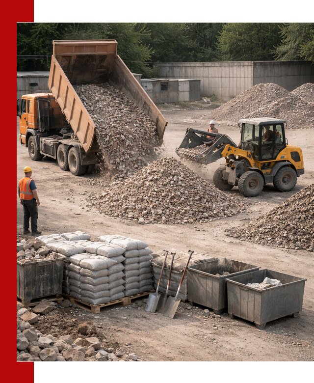 Вторичные материалы для отсыпки в Аксае — поставка и доставка