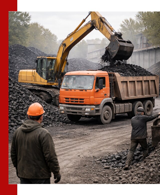 Доставка угля автотранспортом в Аксае быстро и выгодно